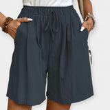 Anaïs - Chic Solid Trousers