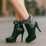 Justine - Chic Leather Ankle Booties