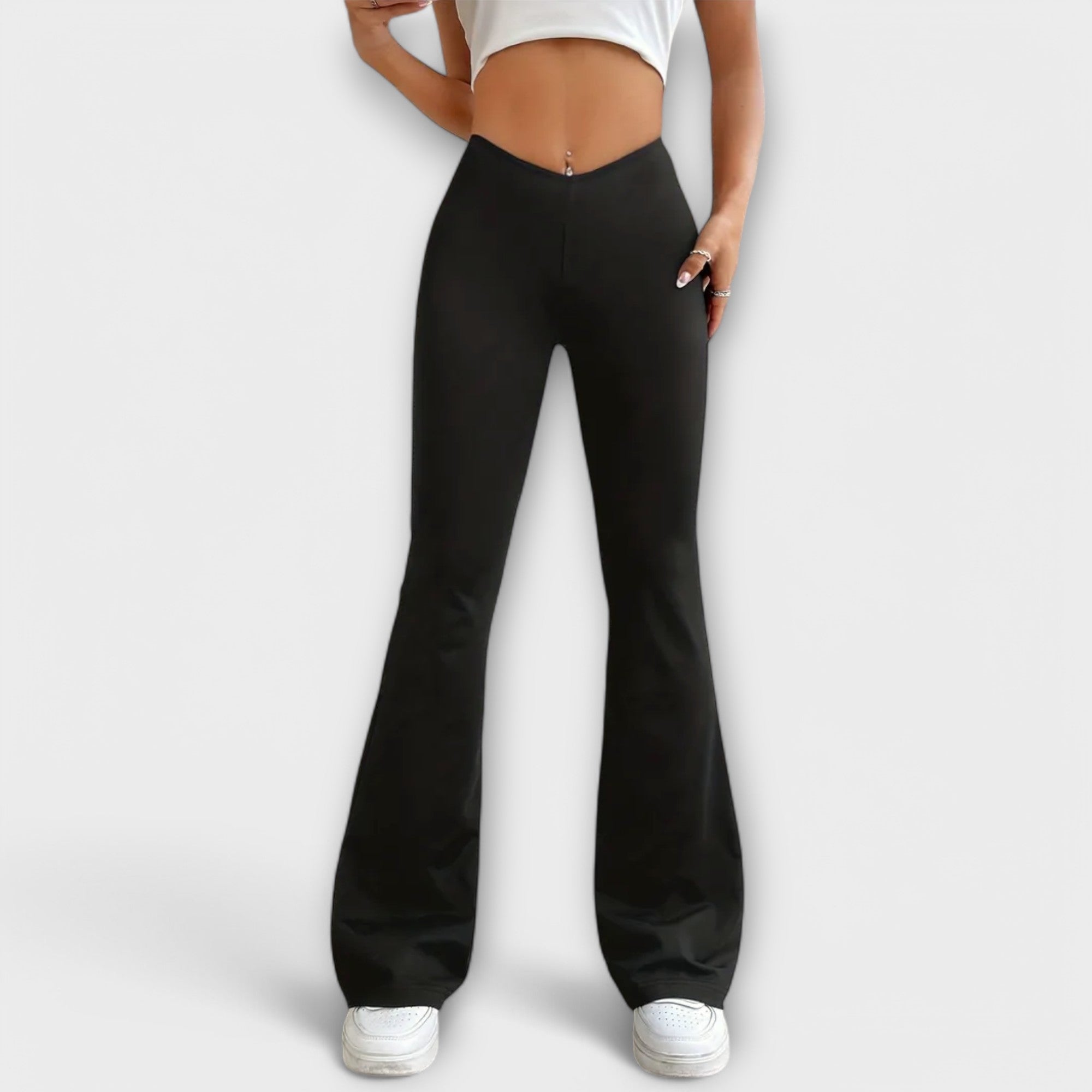 Aoibhinn - Chic Wide-Leg Trousers - Charlotte & Willow