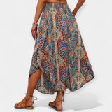 Zoe - Midi Skirt with Floral Print