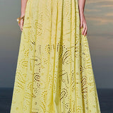 Larissa™ Embroidered Top & High-Waist Maxi Skirt Set