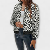 Margot - Chic Leopard Print Jacket