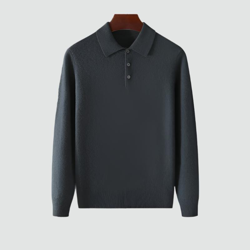 Ronan Cozy Polo Sweater - Charlotte & Willow
