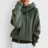 Sarah - Chic High Neck Knit Sweater