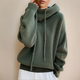 Sarah - Chic High Neck Knit Sweater