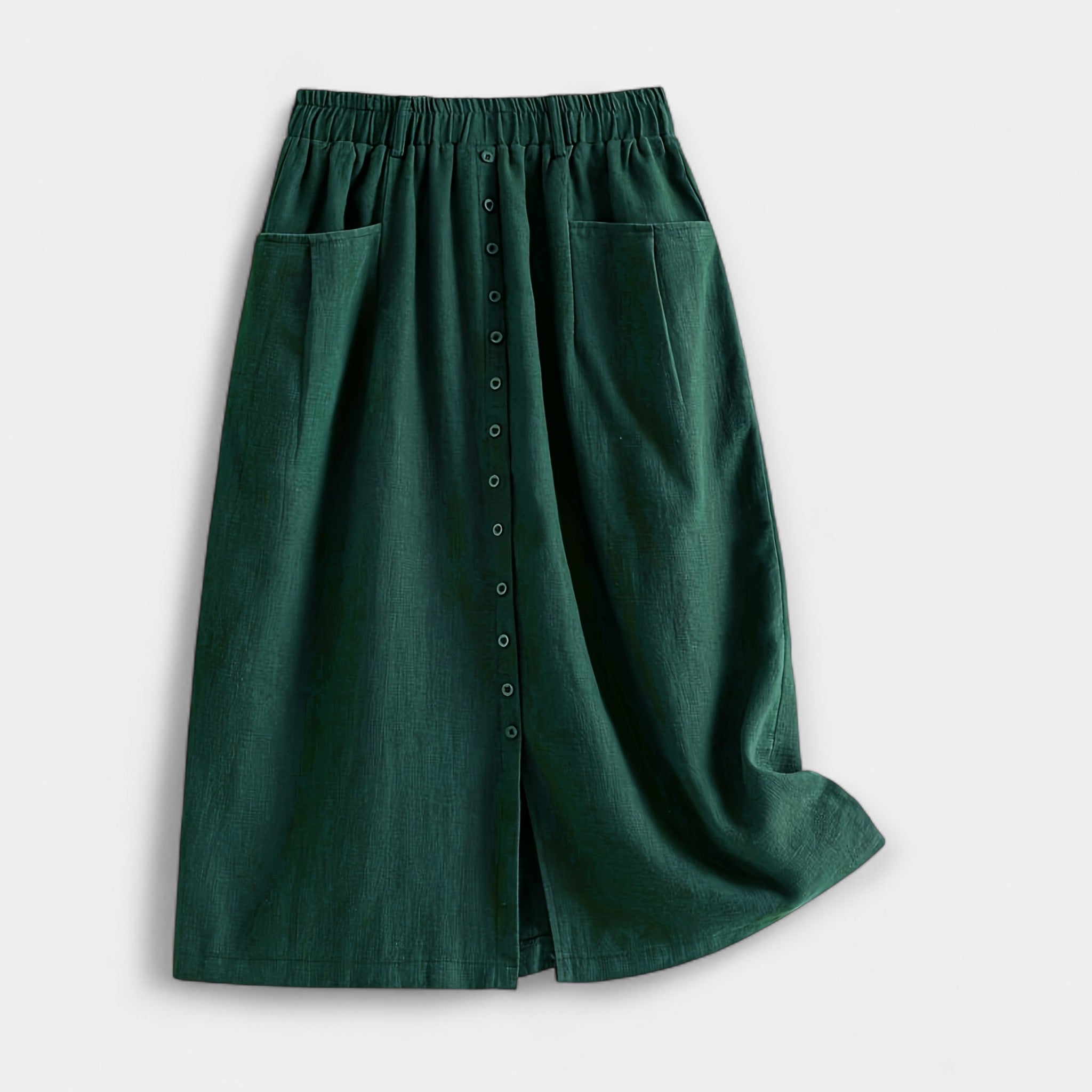 Nuala - Vintage-Inspired Midi Skirt - Charlotte & Willow, detail