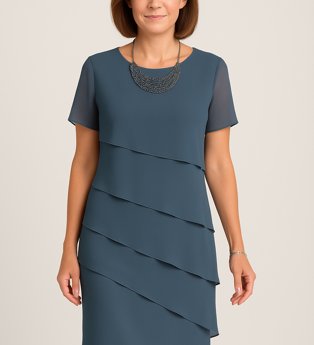 Caoimhe - Breezy Sheath Dress - Charlotte & Willow, front