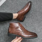 Anaïs - Dual Buckle Ankle Boots