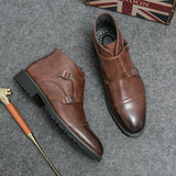 Anaïs - Dual Buckle Ankle Boots