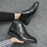 Anaïs - Dual Buckle Ankle Boots
