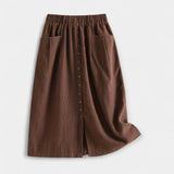 Sarah - Vintage-Inspired Midi Skirt