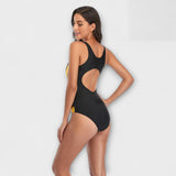 Élodie - Athletic Deep V Swimsuit