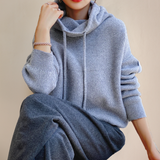 Sarah - Chic High Neck Knit Sweater