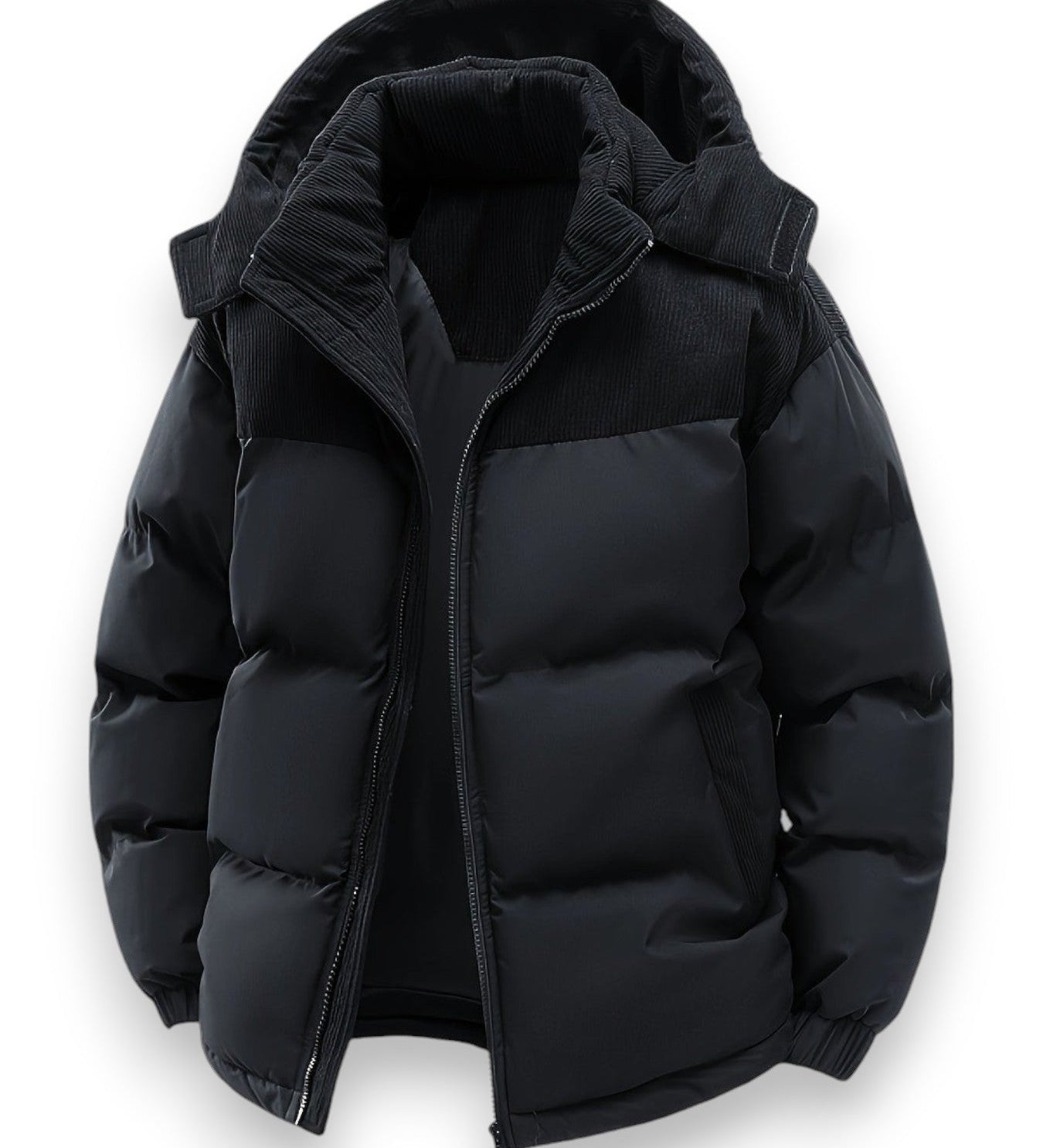 Éanna Contemporary Stylish Down Jacket - Charlotte & Willow, side view