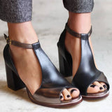 Charlotte - Colorful Patchwork Heeled Sandals