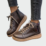 Amélie - Black Athletic Ankle Boots