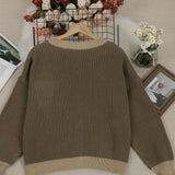 Justine - Chic Knit Overcoat