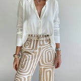 Gianna | Stylish Pant Set – Includes Blouse and Belt