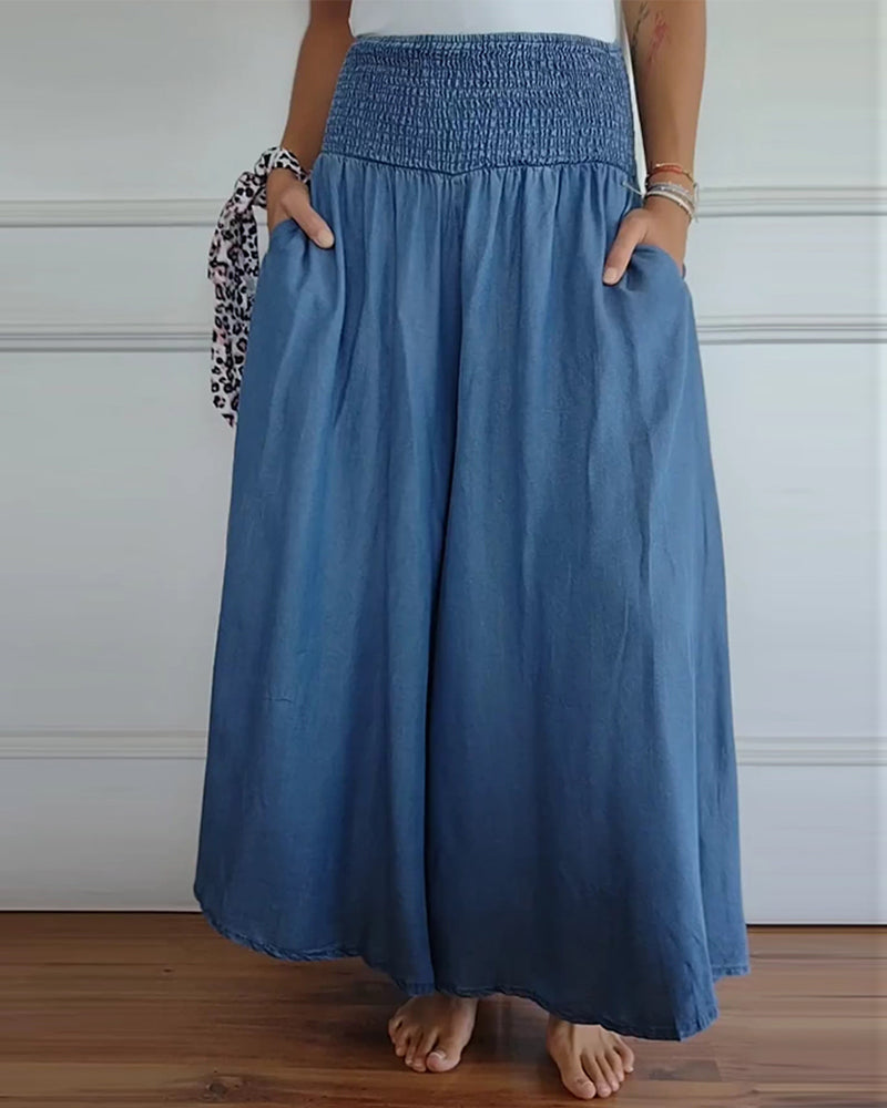 Maëlle - Pantalon Élégant Taille Haute
