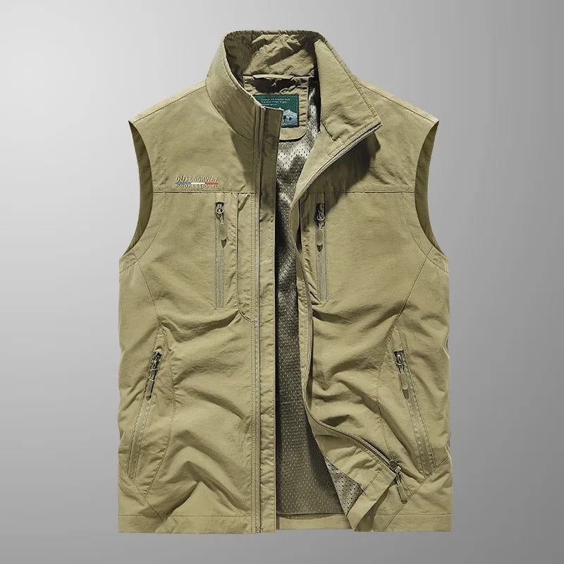 Tadhg Chic Cargo Vest - Charlotte & Willow, styled look