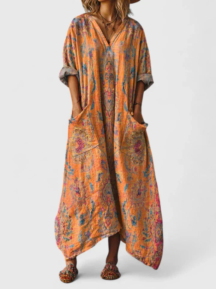 Mariana | Elegant Linen Dress