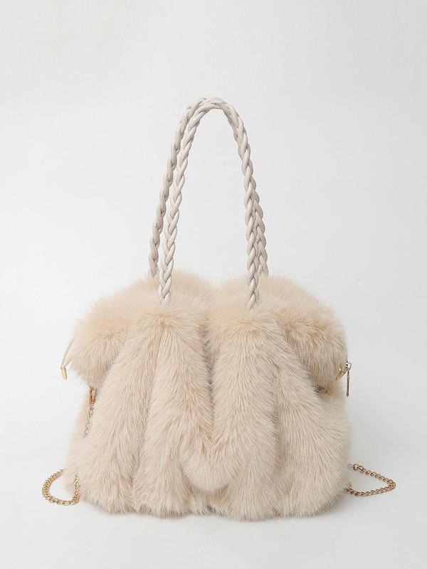 Ailany | Versatile Plush Velvet Shoulder Tote Bag