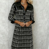 Matilda | Long Sleeve Patchwork Dress