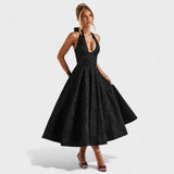 Inès - Textured Midi Dress" can be rewritten as "Inès - Stylish Textured Midi Dress.