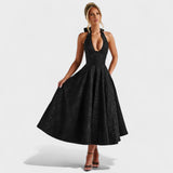 Inès - Textured Midi Dress" can be rewritten as "Inès - Stylish Textured Midi Dress.