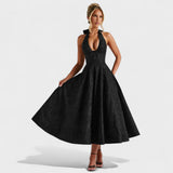 Inès - Textured Midi Dress" can be rewritten as "Inès - Stylish Textured Midi Dress.