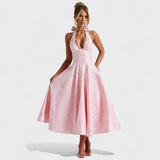 Inès - Textured Midi Dress" can be rewritten as "Inès - Stylish Textured Midi Dress.