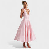 Inès - Textured Midi Dress" can be rewritten as "Inès - Stylish Textured Midi Dress.