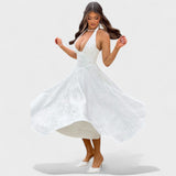 Inès - Textured Midi Dress" can be rewritten as "Inès - Stylish Textured Midi Dress.