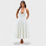 Inès - Textured Midi Dress" can be rewritten as "Inès - Stylish Textured Midi Dress.