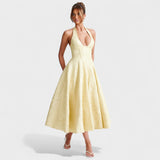 Inès - Textured Midi Dress" can be rewritten as "Inès - Stylish Textured Midi Dress.