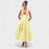 Inès - Textured Midi Dress" can be rewritten as "Inès - Stylish Textured Midi Dress.