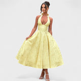 Inès - Textured Midi Dress" can be rewritten as "Inès - Stylish Textured Midi Dress.
