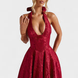 Inès - Textured Midi Dress" can be rewritten as "Inès - Stylish Textured Midi Dress.