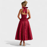 Inès - Textured Midi Dress" can be rewritten as "Inès - Stylish Textured Midi Dress.