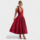 Inès - Textured Midi Dress" can be rewritten as "Inès - Stylish Textured Midi Dress.