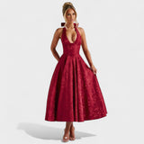 Inès - Textured Midi Dress" can be rewritten as "Inès - Stylish Textured Midi Dress.