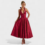 Inès - Textured Midi Dress" can be rewritten as "Inès - Stylish Textured Midi Dress.