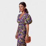 Justine - Chic Tropical Elegance Dress