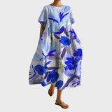 Anaïs - Elegant Floral Midi Dress