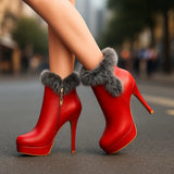 Justine - Chic Leather Ankle Booties