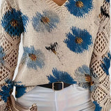 Madis | Elegant Floral Sweater