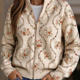 Fedelma | Floral Vine Embellished Cardigan
