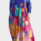 Valentine's Day Floral Maxi Dress
