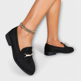 Inès - Chic Flannel Moccasins