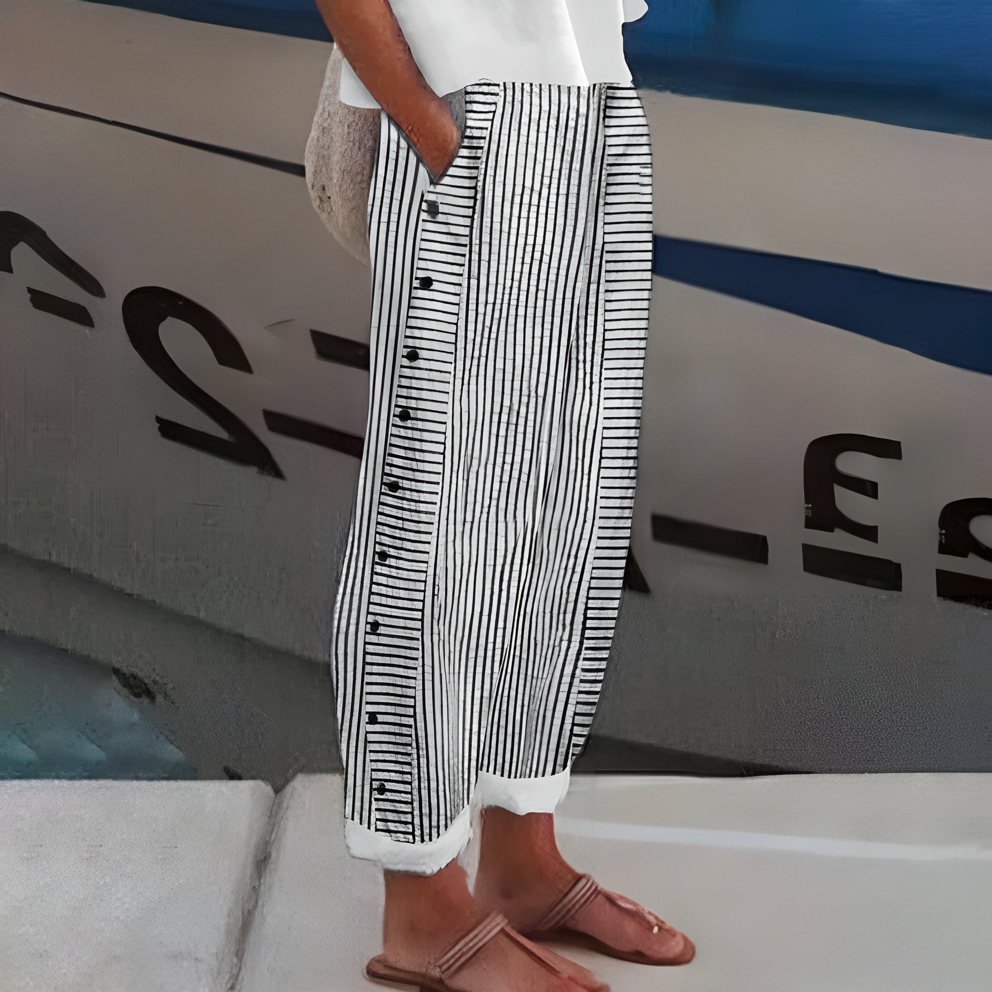 Fiona - Chic Trousers - Charlotte & Willow, back